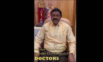 Doctors Day 2022 Wishes from Sri. A. C. Shanmugam