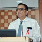 Dean addressing the audience