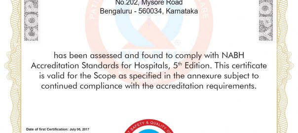 NABH Certficate