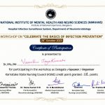 Vasanthini infection prevention certificate